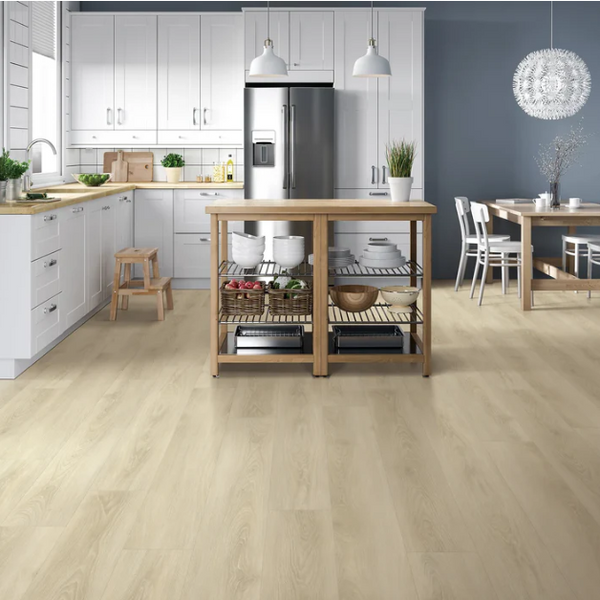 Champagne | 8mm 22mil w/ Pad | LUX Luxury Vinyl Plank Regular